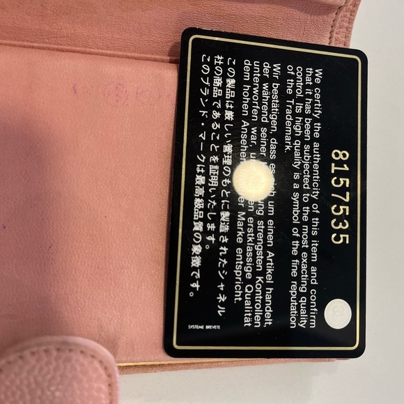 Chanel Long Wallet Pink Caviar Leather - Picture 5 of 10